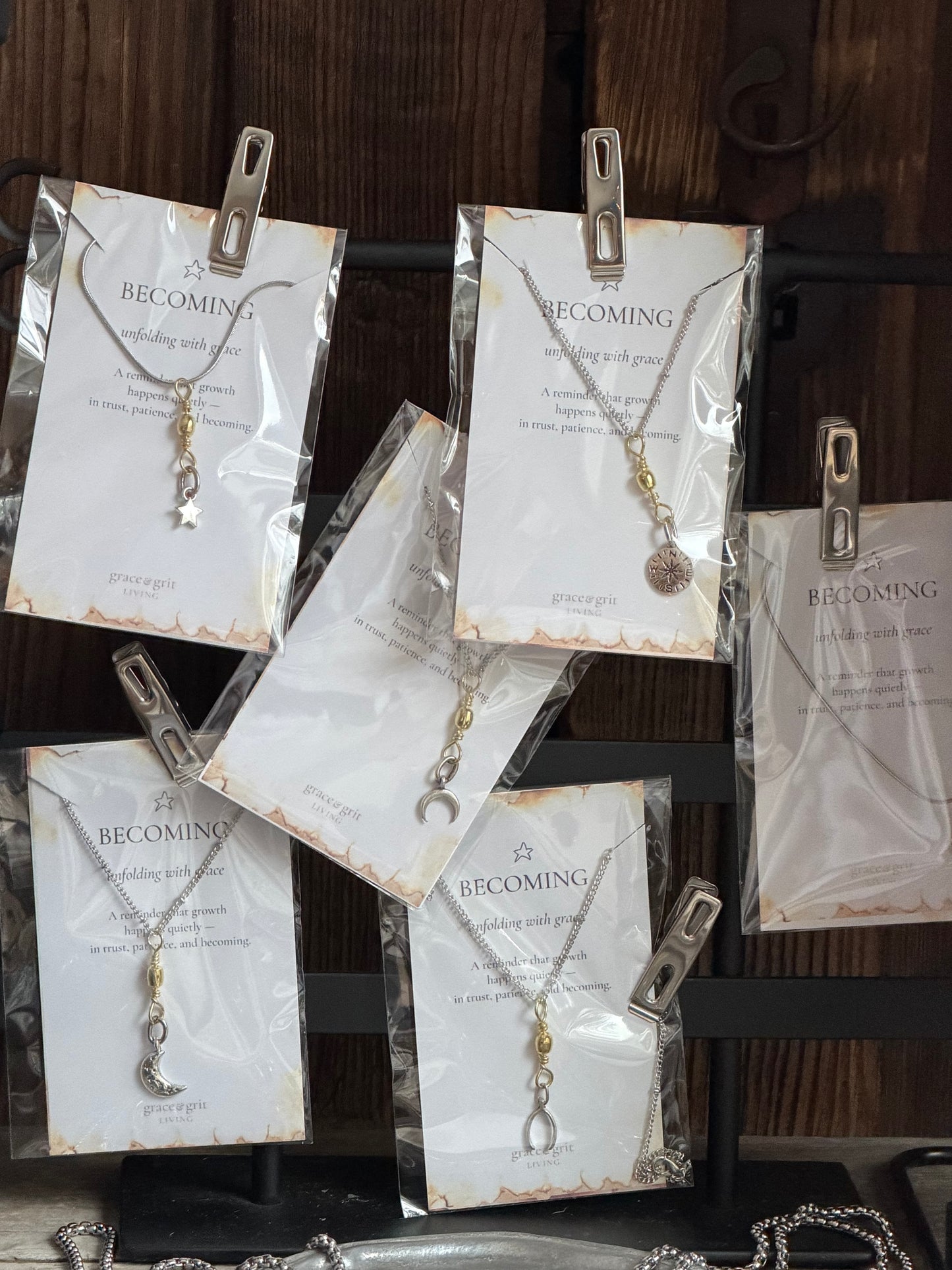 Carded Charm Necklaces