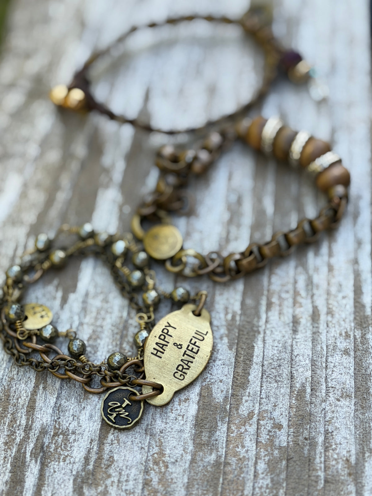The Grateful Heart Bracelet Stack — Set of 3