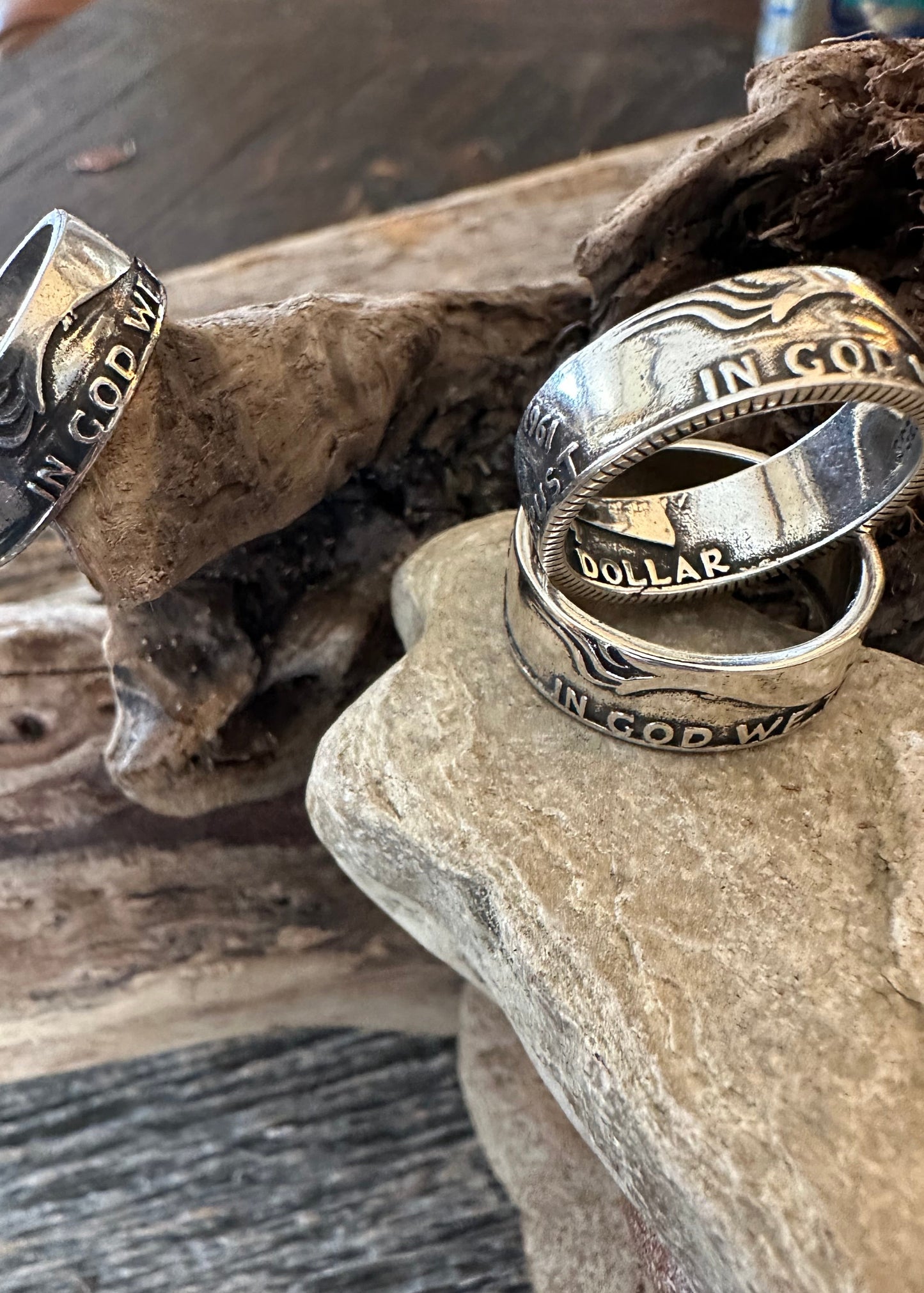 We Trust Silver Ring