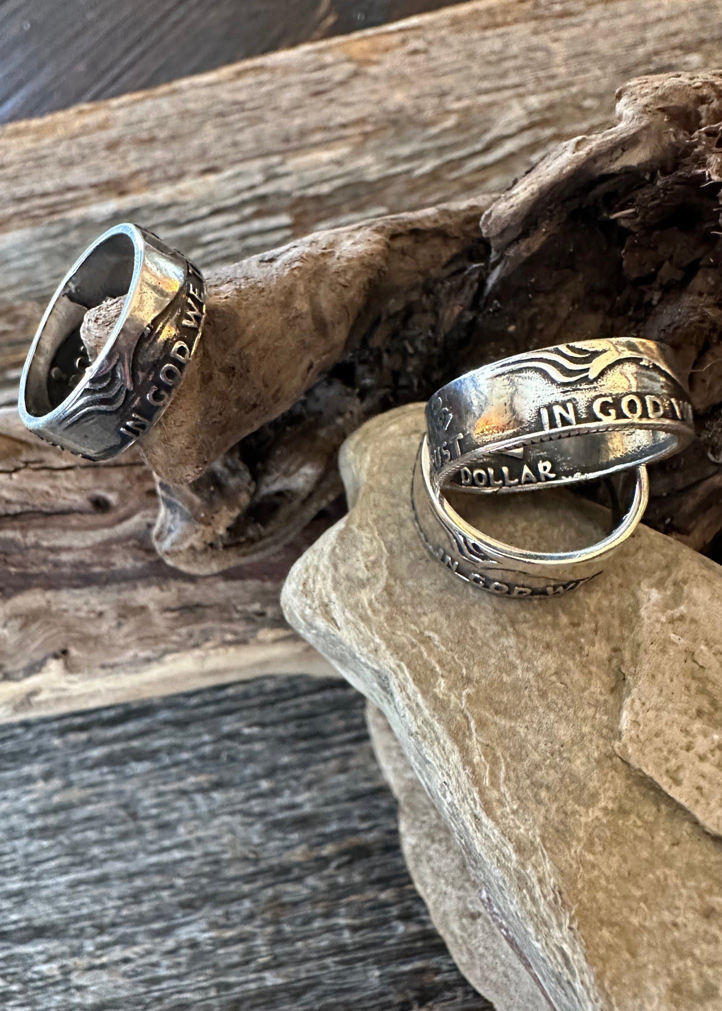 We Trust Silver Ring