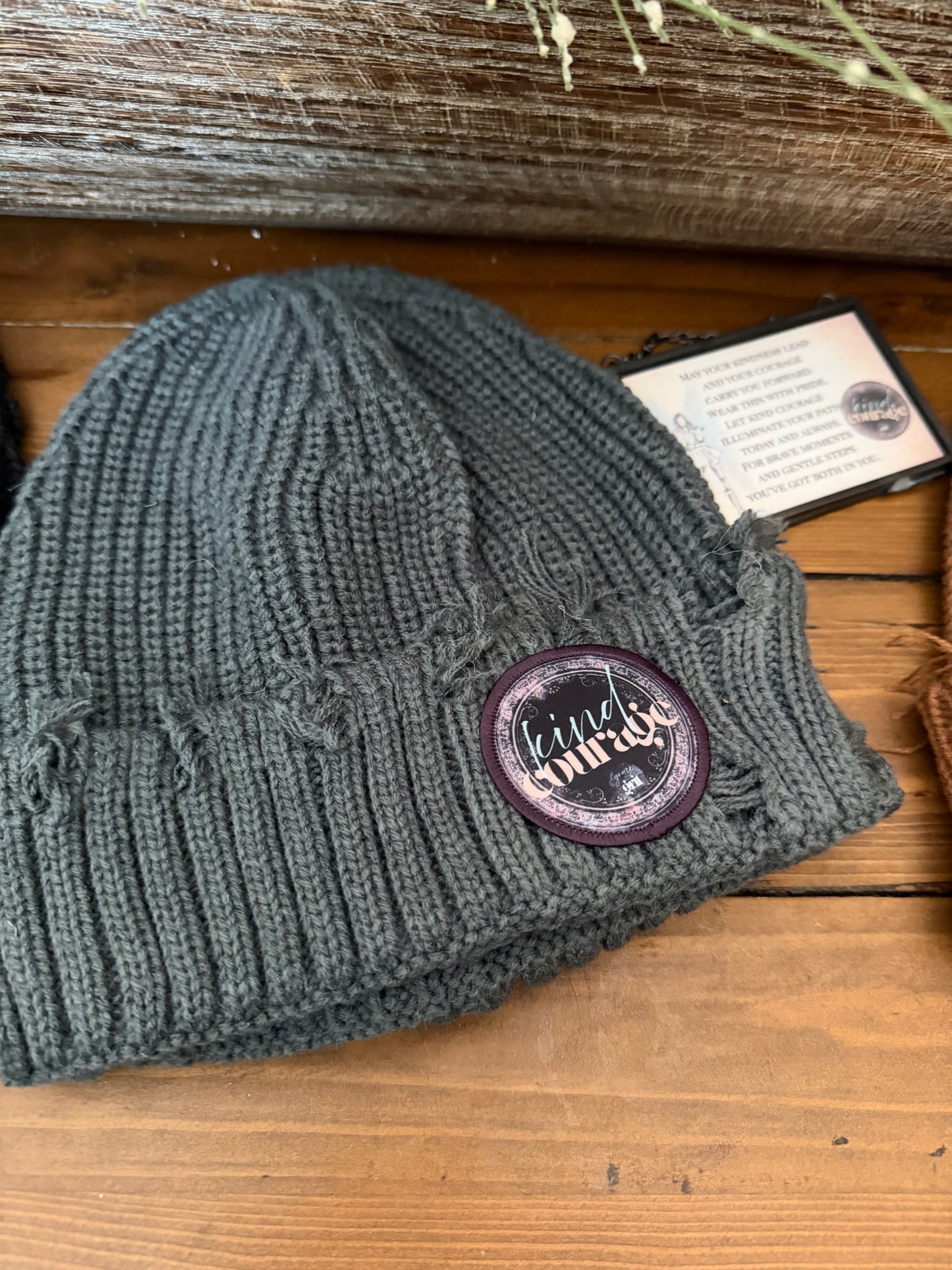 Solstice Slouchy Knit Beanie - Kind Courage