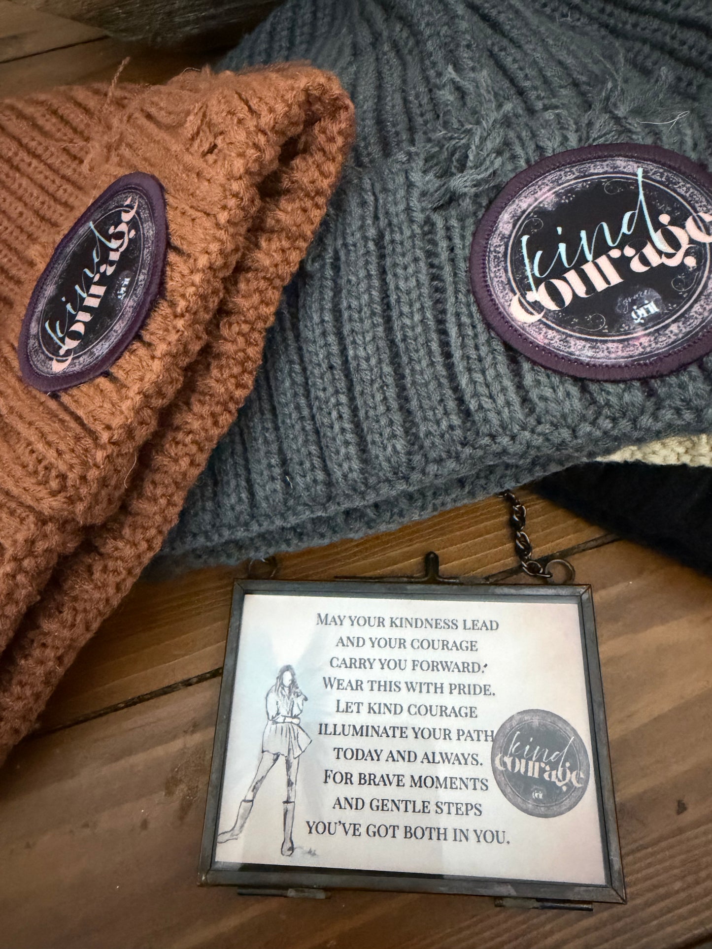 Solstice Slouchy Knit Beanie - Kind Courage