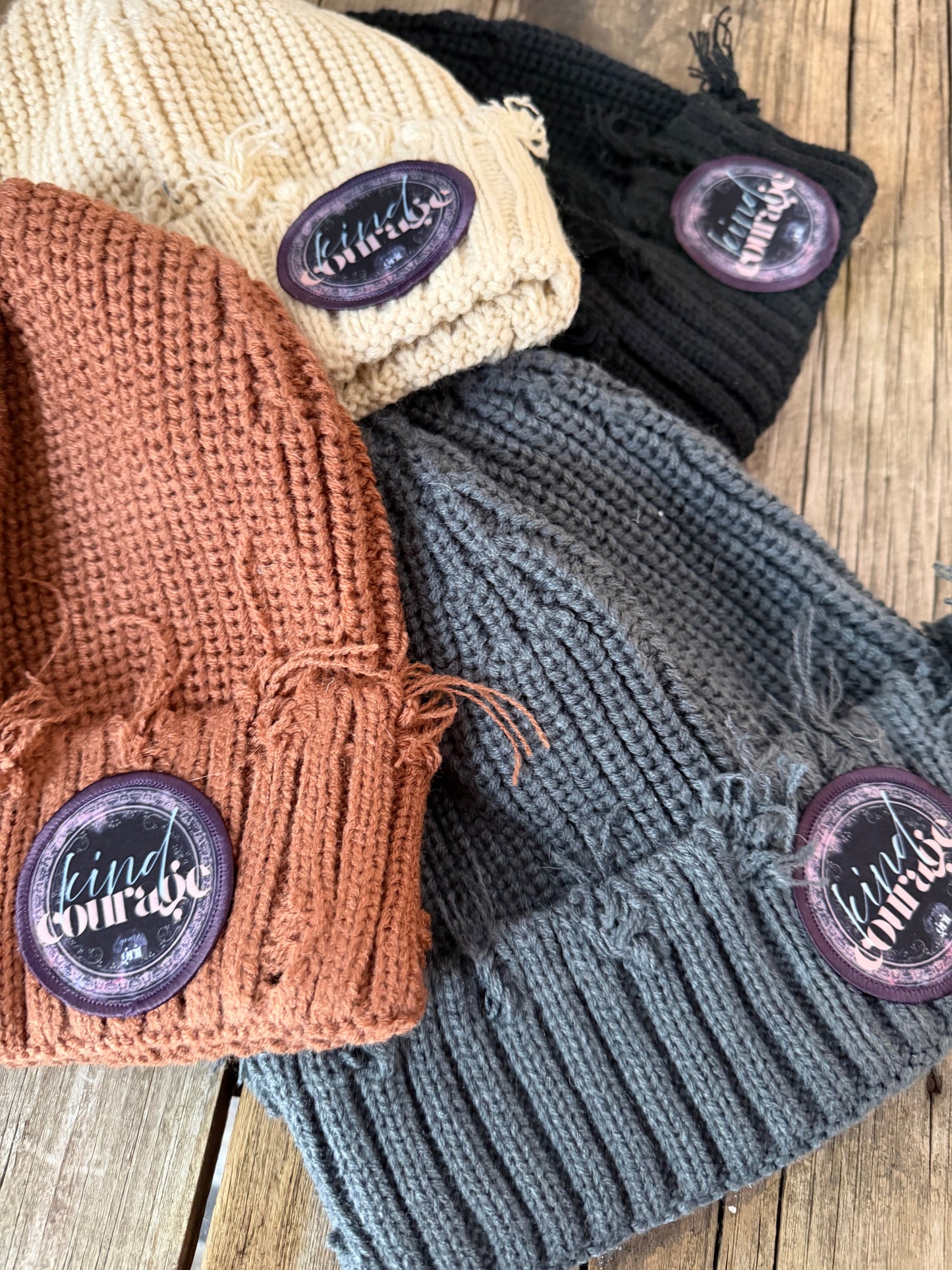 Solstice Slouchy Knit Beanie - Kind Courage