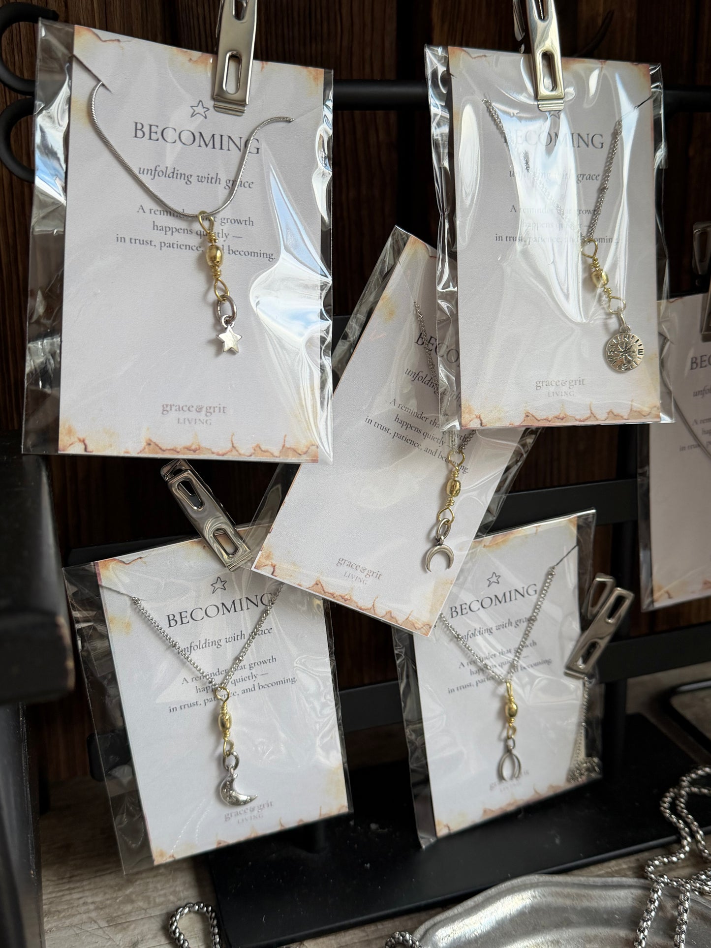 Carded Charm Necklaces
