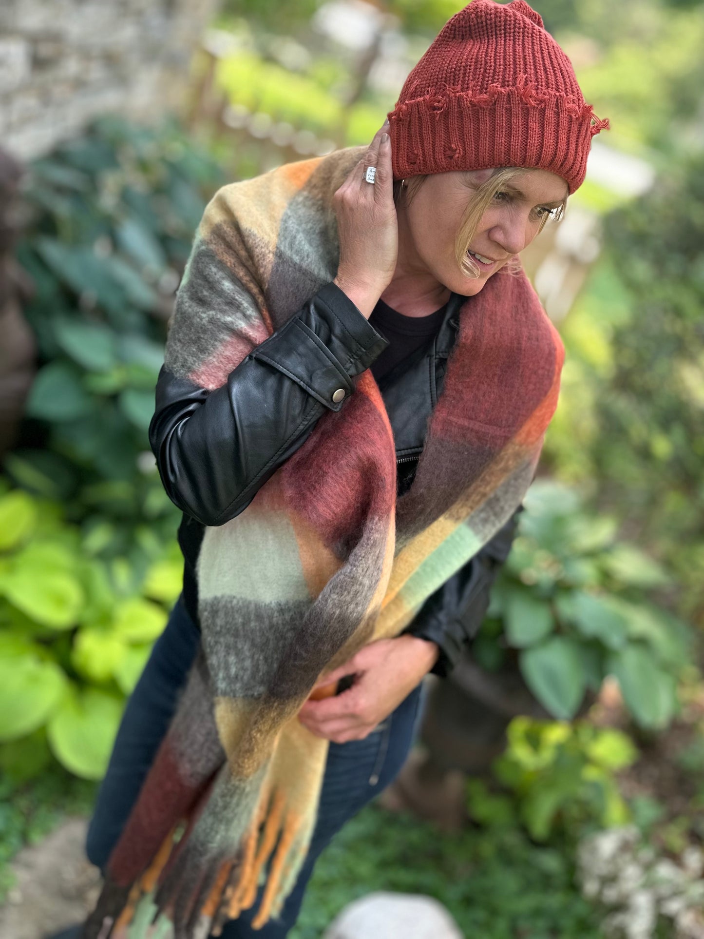 Solstice Slouchy Knit Beanie - Kind Courage