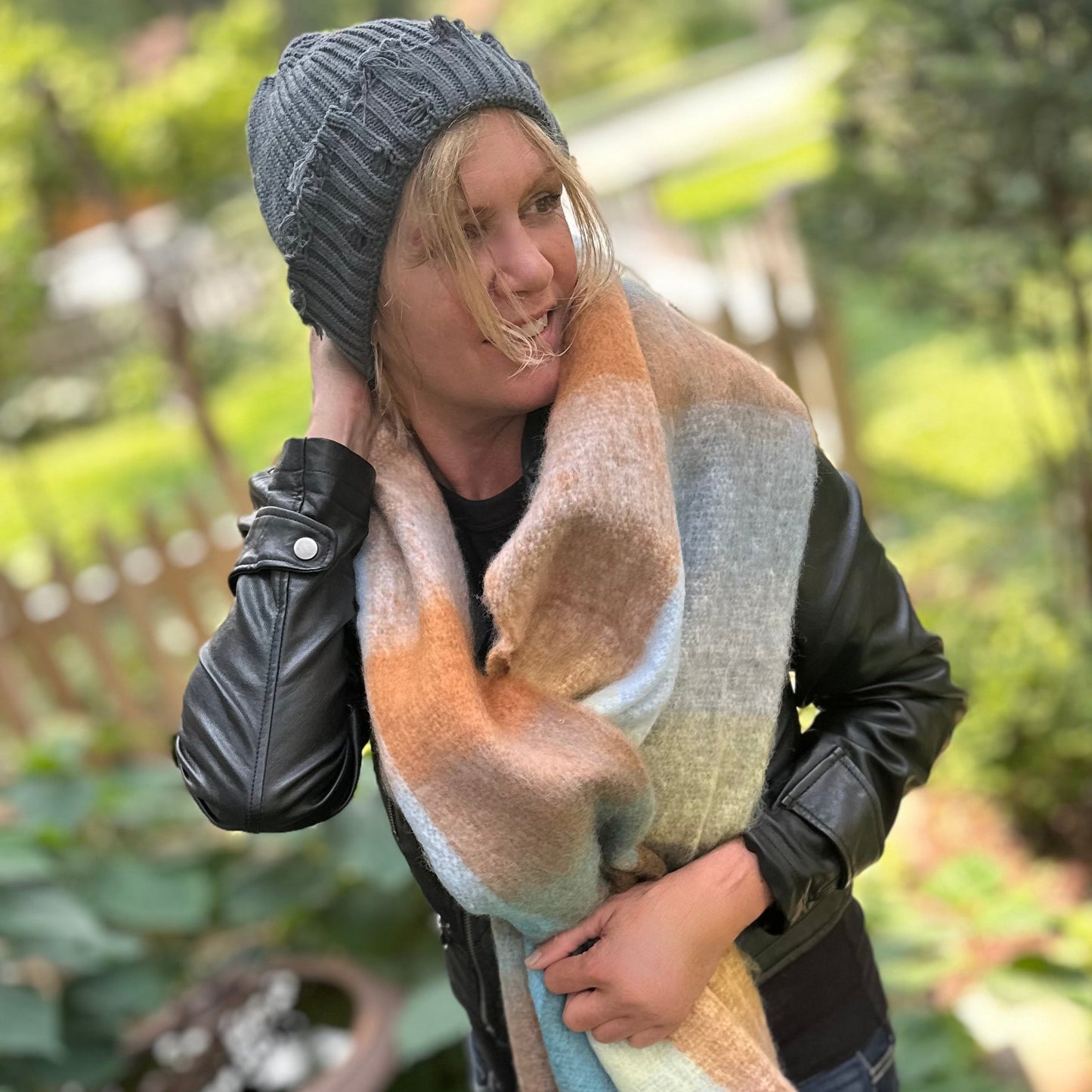 Solstice Slouchy Knit Beanie - Kind Courage